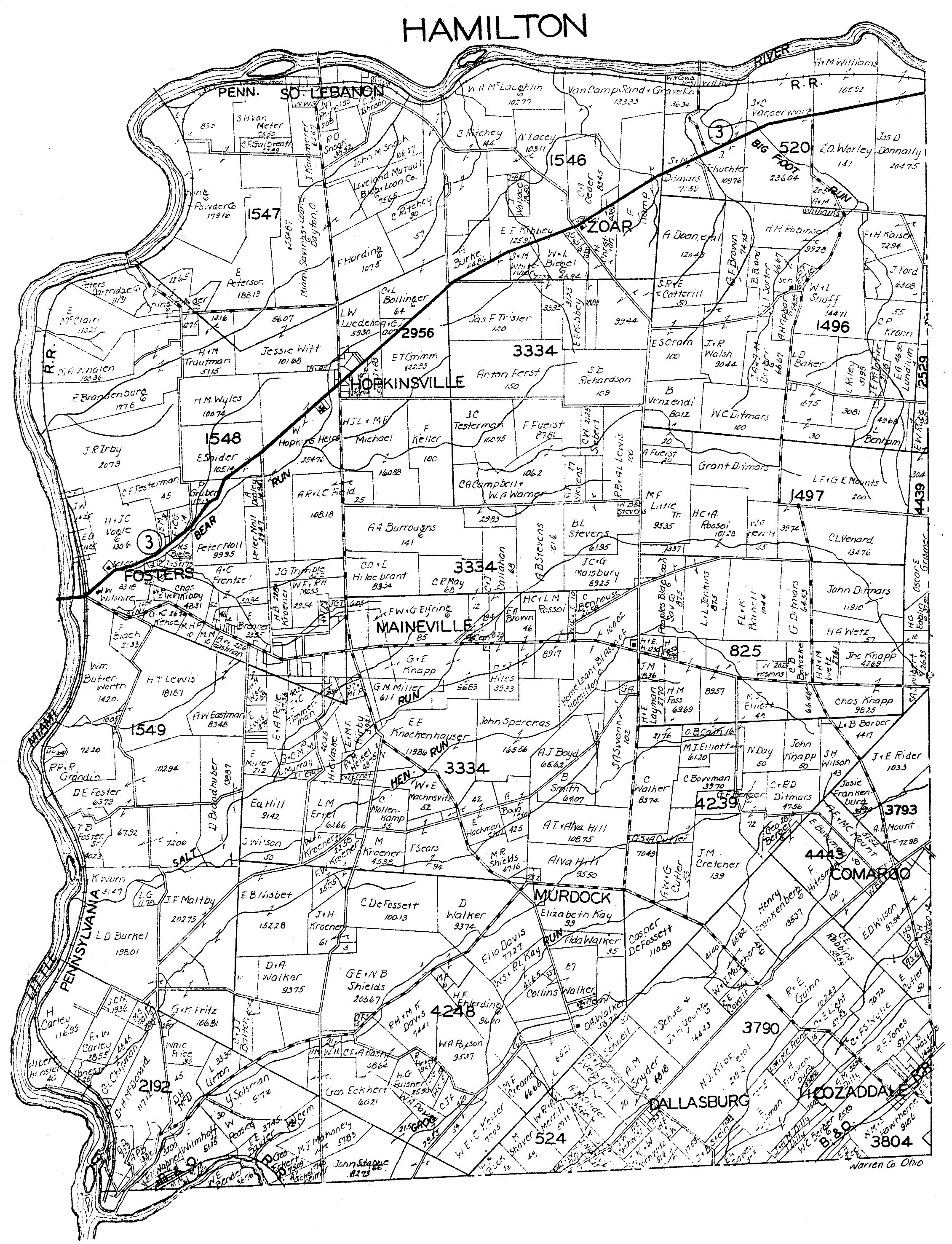 Warren County Genealogical Society Map Resources 9374